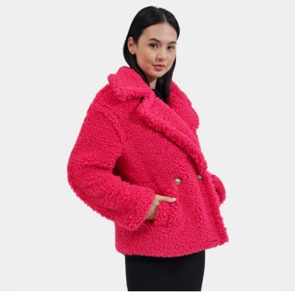 UGG - Short Gertrude Teddy Coat XL